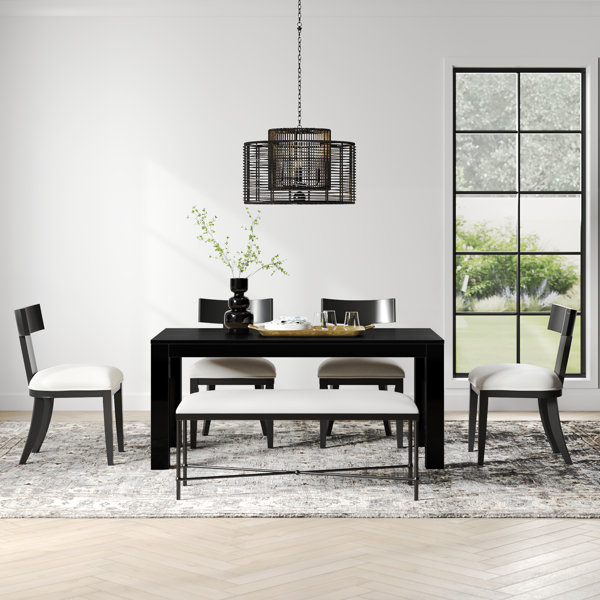 Joss & Main Bronner Solid Wood Dining Table & Reviews | Wayfair